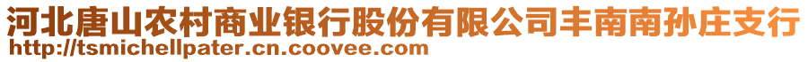 河北唐山農(nóng)村商業(yè)銀行股份有限公司豐南南孫莊支行