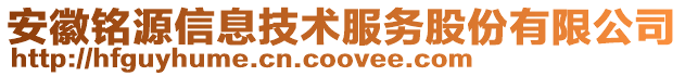 安徽銘源信息技術服務股份有限公司