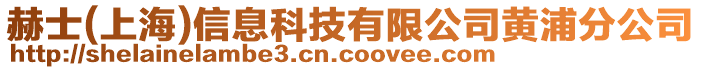 赫士(上海)信息科技有限公司黃浦分公司