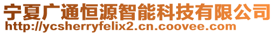 寧夏廣通恒源智能科技有限公司