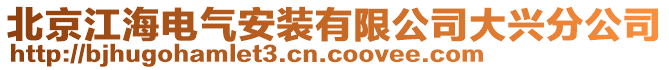 北京江海電氣安裝有限公司大興分公司