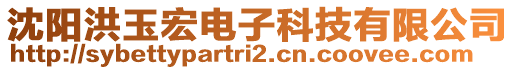 沈陽洪玉宏電子科技有限公司