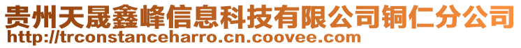 貴州天晟鑫峰信息科技有限公司銅仁分公司