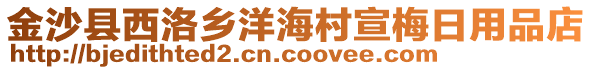 金沙縣西洛鄉(xiāng)洋海村宣梅日用品店