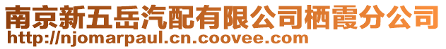 南京新五岳汽配有限公司棲霞分公司