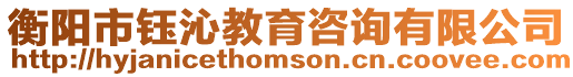 衡陽市鈺沁教育咨詢有限公司
