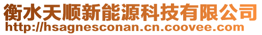 衡水天順新能源科技有限公司