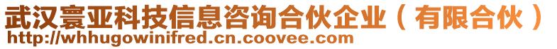 武漢寰亞科技信息咨詢合伙企業(yè)(有限合伙)