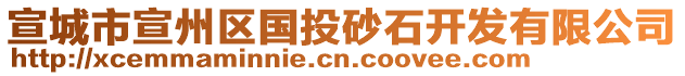 宣城市宣州區國投砂石開發有限公司