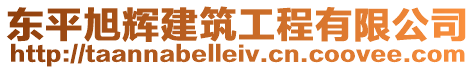 東平旭輝建筑工程有限公司