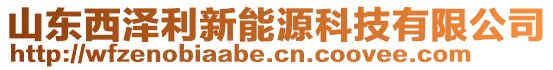 山東西澤利新能源科技有限公司