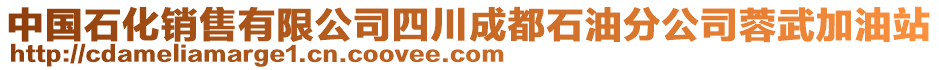 中國石化銷售有限公司四川成都石油分公司蓉武加油站