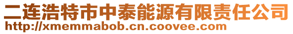 二連浩特市中泰能源有限責(zé)任公司