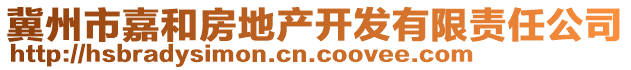 冀州市嘉和房地产开发有限责任公司