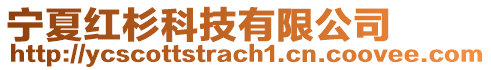 寧夏紅杉科技有限公司