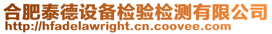 合肥泰德設備檢驗檢測有限公司