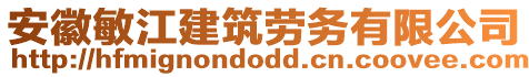 安徽敏江建筑勞務有限公司