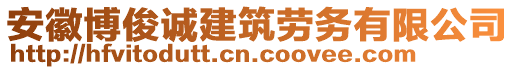 安徽博俊誠建筑勞務有限公司