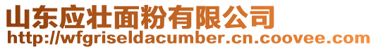 山東應(yīng)壯面粉有限公司