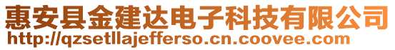 惠安縣金建達電子科技有限公司