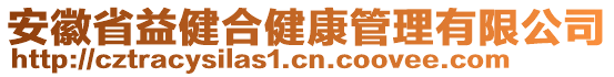 安徽省益健合健康管理有限公司