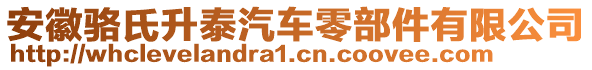 安徽駱氏升泰汽車零部件有限公司