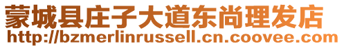 蒙城縣莊子大道東尚理發店