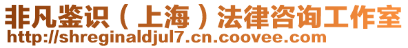非凡鑒識(上海)法律咨詢工作室