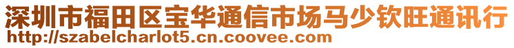 深圳市福田區寶華通信市場馬少欽旺通訊行