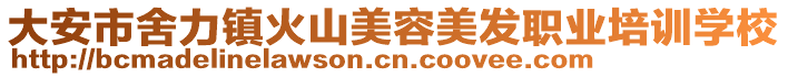 大安市舍力鎮(zhèn)火山美容美發(fā)職業(yè)培訓(xùn)學(xué)校