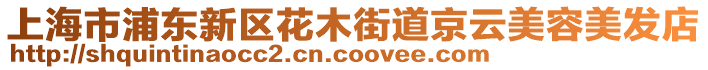 上海市浦東新區(qū)花木街道京云美容美發(fā)店