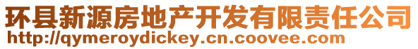 環(huán)縣新源房地產(chǎn)開發(fā)有限責任公司