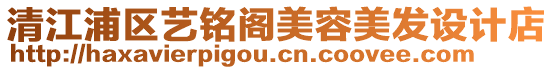 清江浦區(qū)藝銘閣美容美發(fā)設(shè)計店
