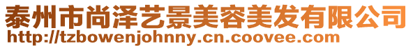 泰州市尚澤藝景美容美發(fā)有限公司
