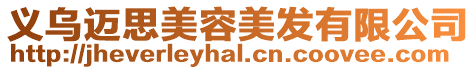 義烏邁思美容美發(fā)有限公司