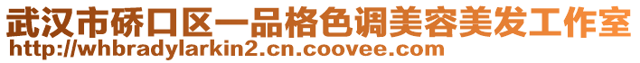 武漢市硚口區一品格色調美容美發工作室