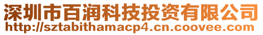 深圳市百潤科技投資有限公司