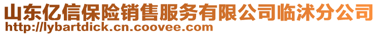 山東億信保險銷售服務(wù)有限公司臨沭分公司