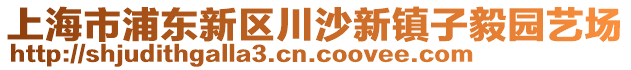 上海市浦東新區(qū)川沙新鎮(zhèn)子毅園藝場