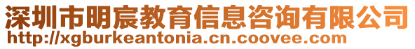 深圳市明宸教育信息咨詢有限公司