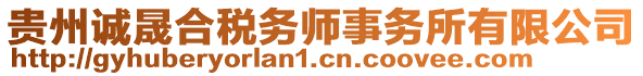 貴州誠晟合稅務(wù)師事務(wù)所有限公司