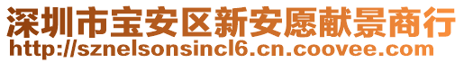 深圳市寶安區(qū)新安愿獻(xiàn)景商行