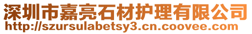 深圳市嘉亮石材護理有限公司