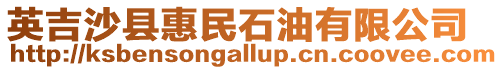 英吉沙縣惠民石油有限公司