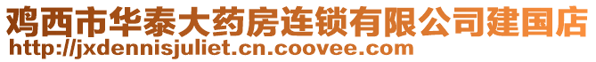雞西市華泰大藥房連鎖有限公司建國店