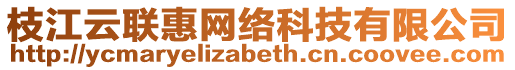 枝江云聯(lián)惠網(wǎng)絡(luò)科技有限公司