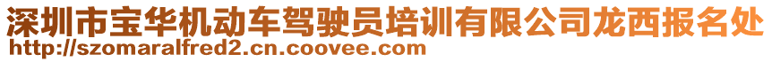 深圳市寶華機動車駕駛員培訓有限公司龍西報名處