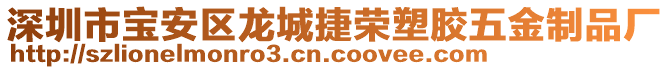 深圳市寶安區(qū)龍城捷榮塑膠五金制品廠