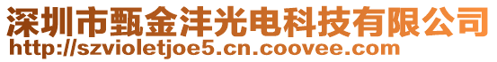 深圳市甄金灃光電科技有限公司