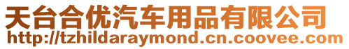 天臺(tái)合優(yōu)汽車用品有限公司